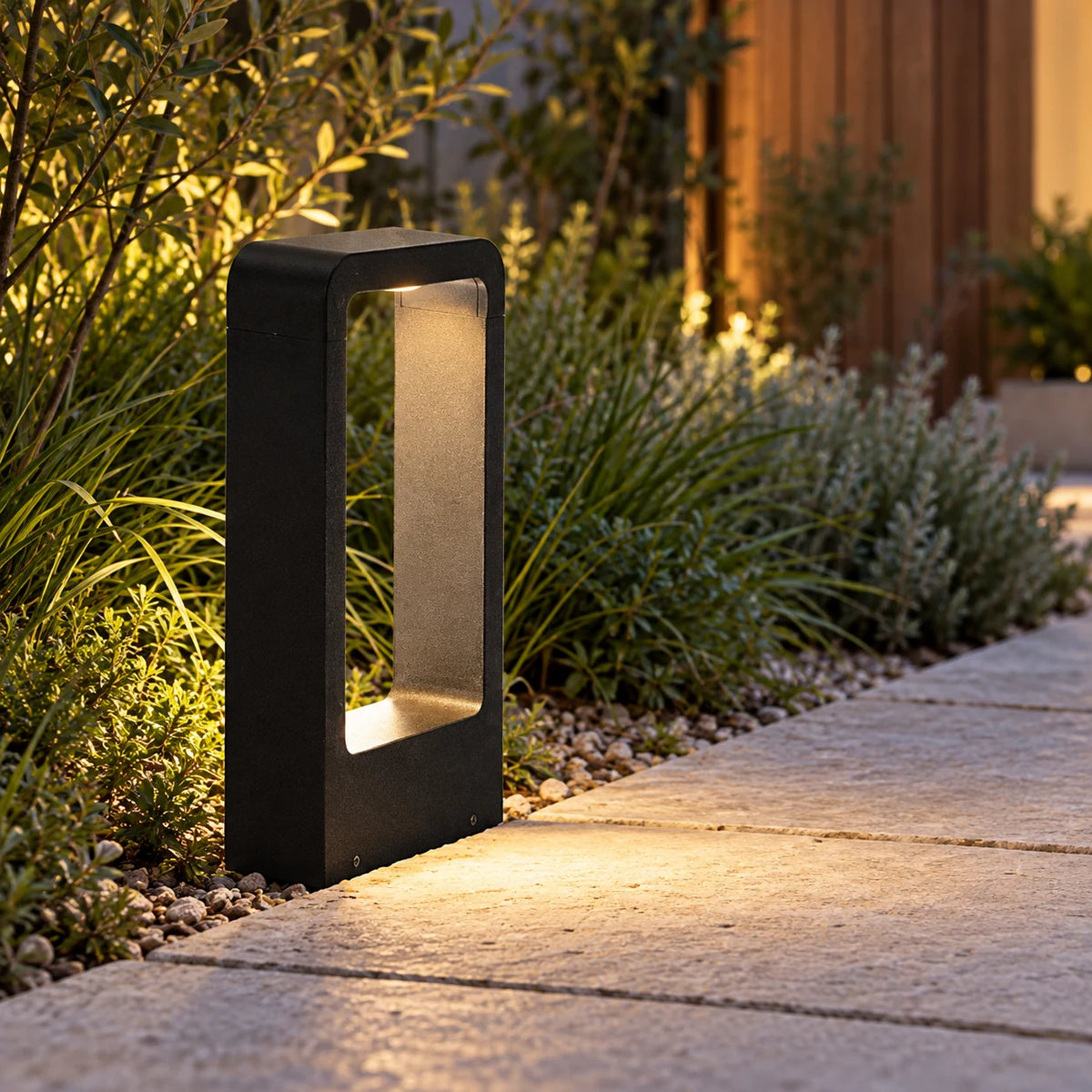 Architectural LED Bollard — Black, 7W